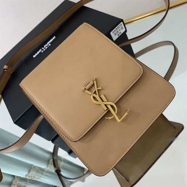 KAIA NORTH/SOUTH SATCHEL IN VEGETABLE-TANNED LEATHER – WBY12 - Image 5