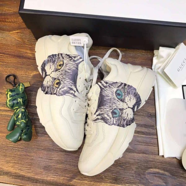 GUCCI RHYTON SNEAKER WITH MYSTIC CAT - Image 4