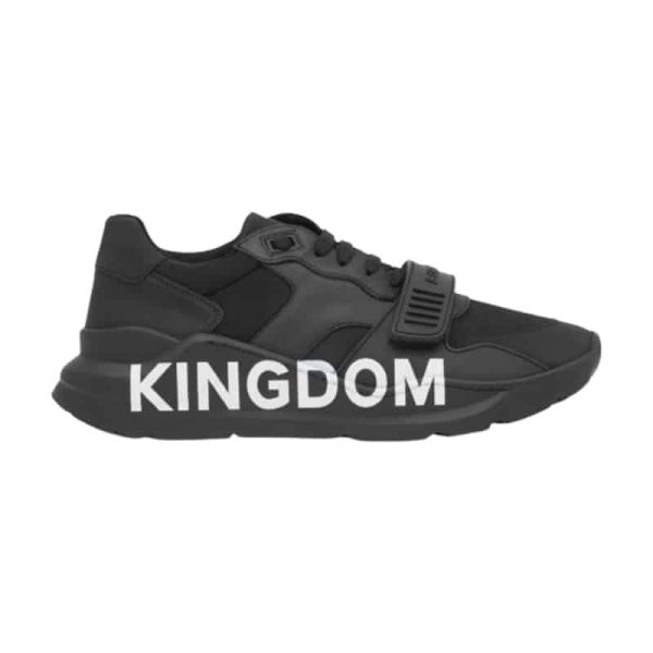 BURBERRY REGIS CHECK LACE-UP SNEAKER –  BBR091