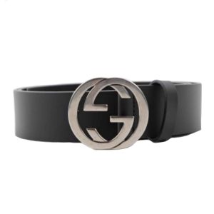 GUCCI INTERLOCKING-G LEATHER BELT – B12