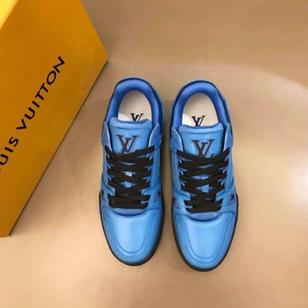 LOUIS VUITTON TRAINER SNEAKERS IN BLEU – LSVT128 - Image 7