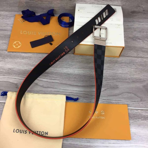 LOUIS VUITTON DA.MIER PRINT 40MM RE.VERSIBLE BELT – B136 - Image 3