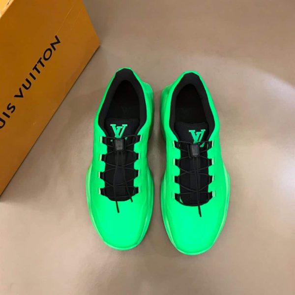 LOUIS VUITTON MILLENIUM SNEAKERS IN GREEN – LSVT131 - Image 4