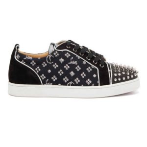CHRISTIAN LOUBOUTIN LOUIS JUNIOR SPIKES ORLATO MEN’S FLAT  – CL67
