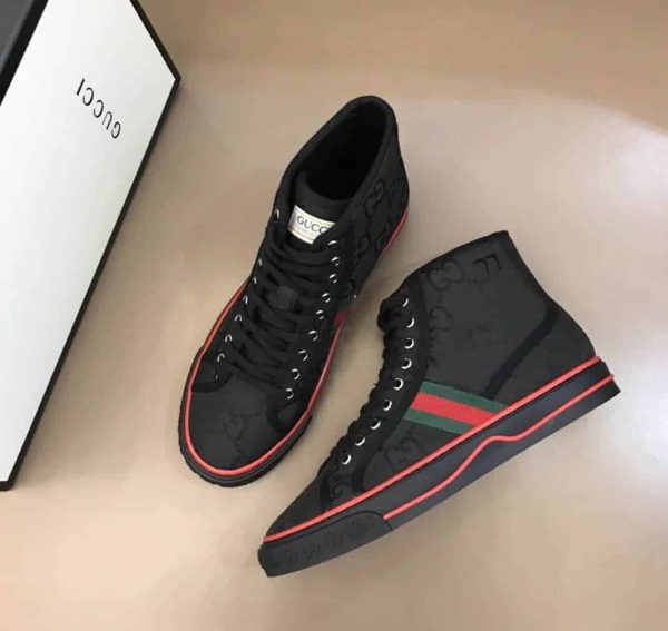BLACK GUCCI OFF THE GRID HIGH TOP SNEAKER – GC141 - Image 7