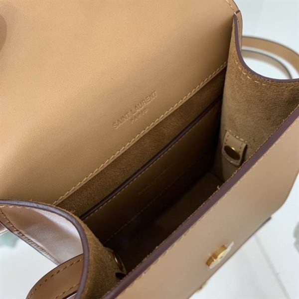 KAIA NORTH/SOUTH SATCHEL IN VEGETABLE-TANNED LEATHER – WBY12 - Image 4