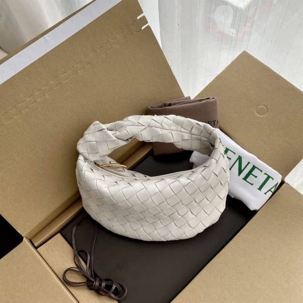 BOTTEGA VENETA WOMEN’S MINI JODIE IN CHALK – WBV28 - Image 10