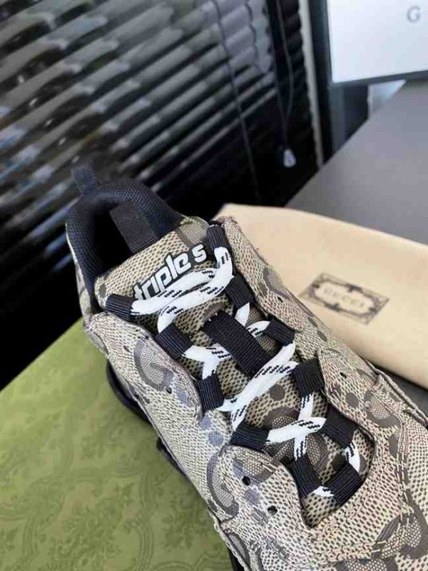 GUCCI x BALENCIAGA TRIPLE S TRAINERS – GG102 - Image 7