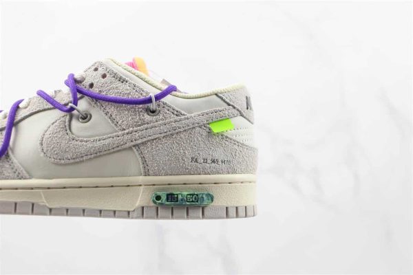 OFF WHITE X NIKE DUNK LOW SNEAKERS – NK66 - Image 4