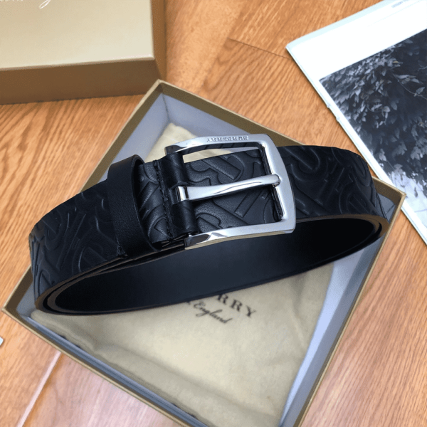 BURBERRY MONOGRAM LEATHER BELT – B22 - Image 2