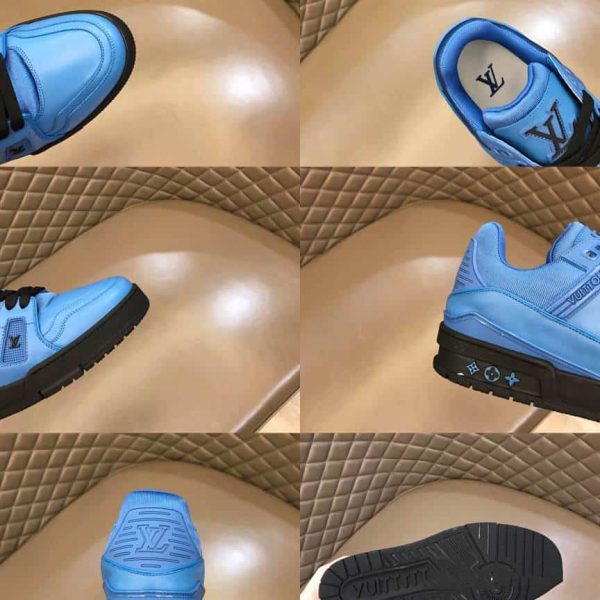 LOUIS VUITTON TRAINER SNEAKERS IN BLEU – LSVT128 - Image 4