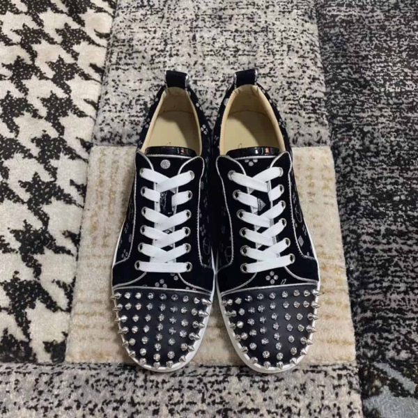 CHRISTIAN LOUBOUTIN LOUIS JUNIOR SPIKES ORLATO MEN’S FLAT  – CL67 - Image 2