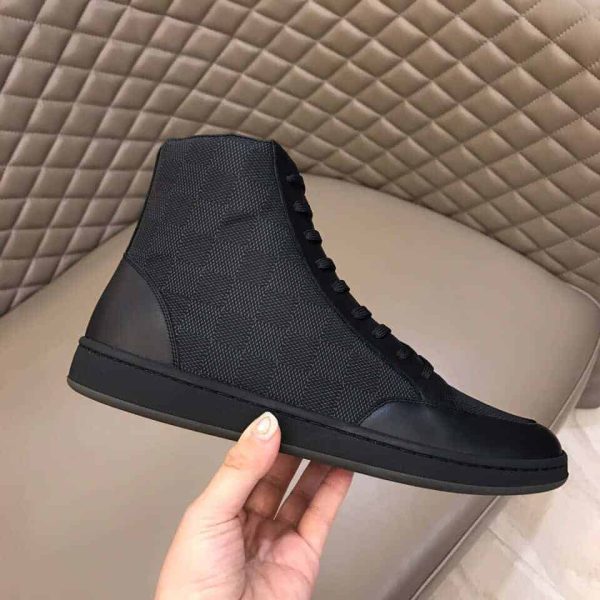 LOUIS VUITTON OFFSHORE HIGH TOP SNEAKER ‘BLACK’ – LSVT47 - Image 2