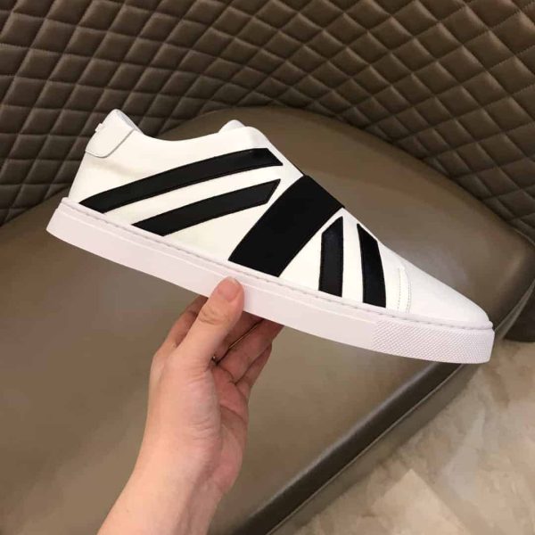 BURBERRY UNION JACK MOTIF SLIP-ON SNEAKERS – BBR11 - Image 2