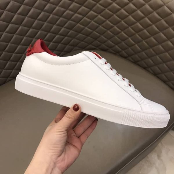 GIVENCHY WHITE URBAN LEATHER SNEAKERS – GVC27 - Image 2