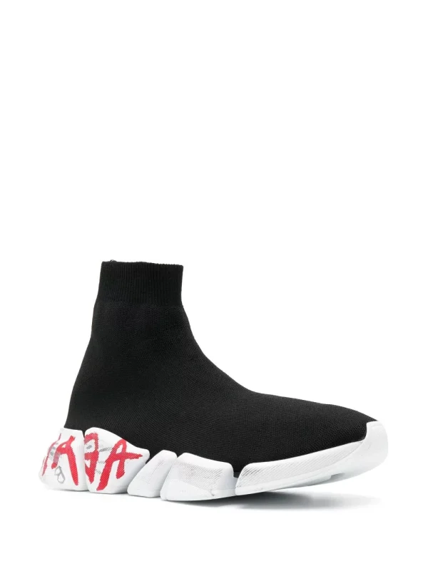 BALENCIAGA SPEED 2.0 GRAFFITI SNEAKER – BB196 - Image 2