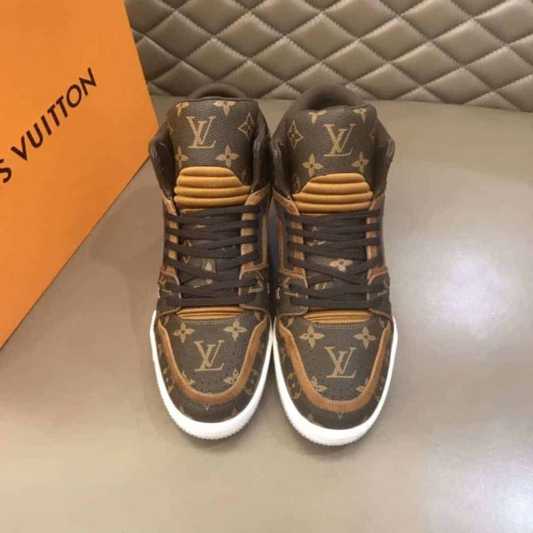 LOUIS VUITTON HIGH TOP TRAINER SNEAKER – LSVT101 - Image 8
