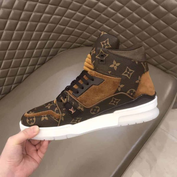 LOUIS VUITTON HIGH TOP TRAINER SNEAKER – LSVT101 - Image 7