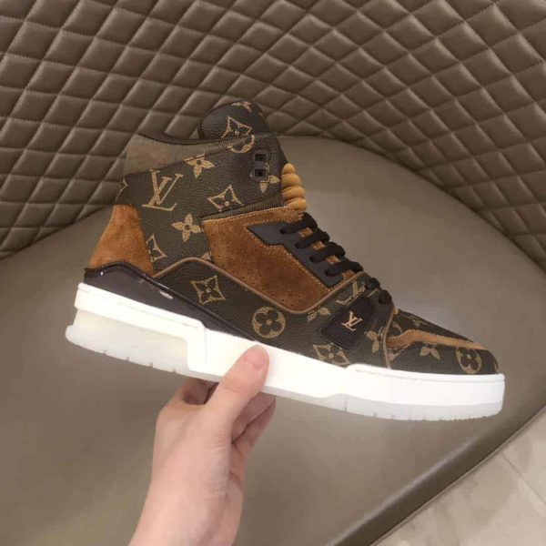 LOUIS VUITTON HIGH TOP TRAINER SNEAKER – LSVT101 - Image 4