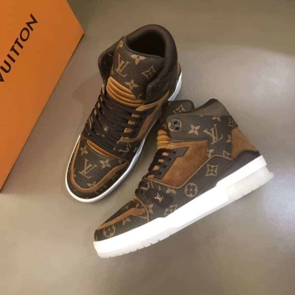 LOUIS VUITTON HIGH TOP TRAINER SNEAKER – LSVT101 - Image 3