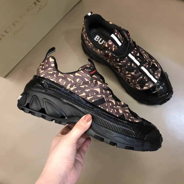 BURBERRY MONOGRAM PRINT ARTHUR SNEAKERS – BBR33 - Image 6