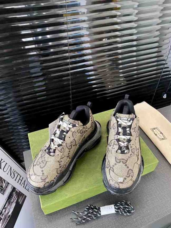 GUCCI x BALENCIAGA TRIPLE S TRAINERS – GG102 - Image 4