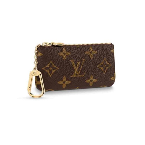M62650 Louis Vuitton Key Pouch Monogram Coated Canvas In Brown – WWE057