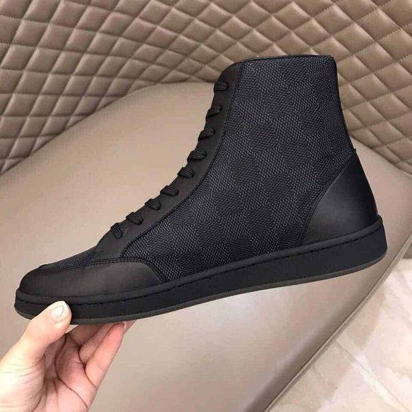 LOUIS VUITTON OFFSHORE HIGH TOP SNEAKER ‘BLACK’ – LSVT47 - Image 8