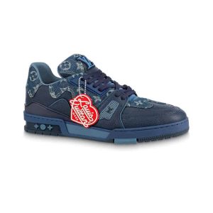 LOUIS VUITTON X NIGO TRAINER SNEAKERS IN BLUE – LSVT129