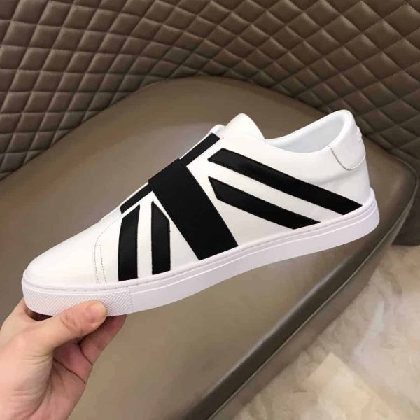 BURBERRY UNION JACK MOTIF SLIP-ON SNEAKERS – BBR11 - Image 8