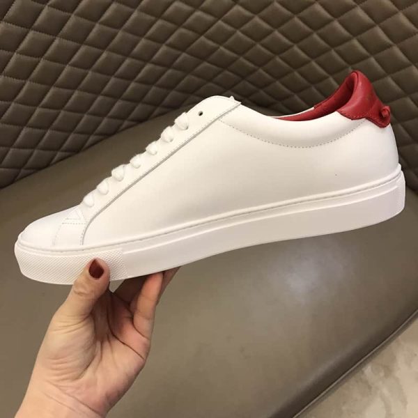 GIVENCHY WHITE URBAN LEATHER SNEAKERS – GVC27 - Image 8
