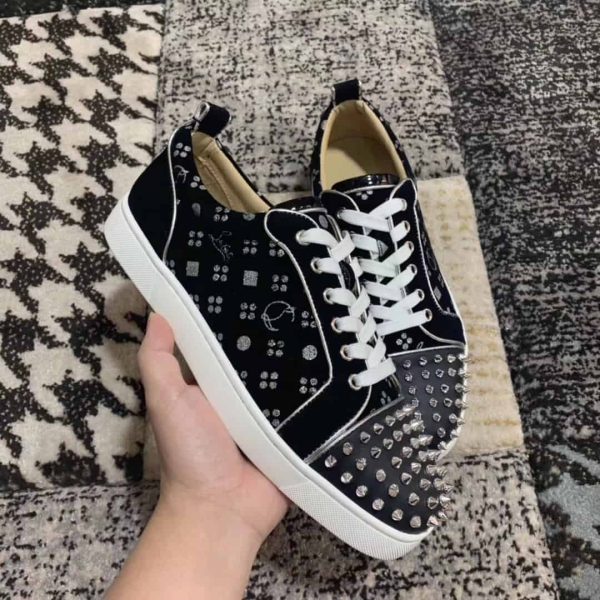 CHRISTIAN LOUBOUTIN LOUIS JUNIOR SPIKES ORLATO MEN’S FLAT  – CL67 - Image 8