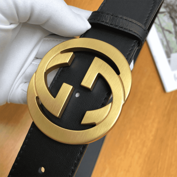 GUCCI INTERLOCKING-G LEATHER BELT – B5 - Image 2