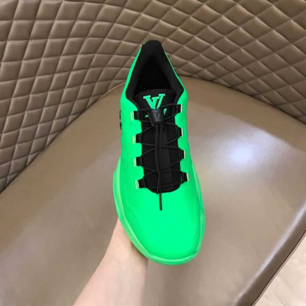 LOUIS VUITTON MILLENIUM SNEAKERS IN GREEN – LSVT131 - Image 3