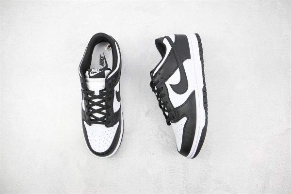 NIKE DUNK LOW RETRO WHITE BLACK – NK72 - Image 2