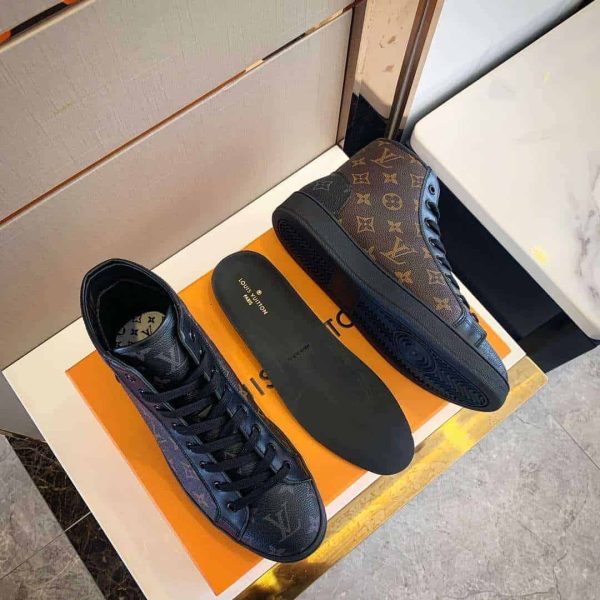 LOUIS VUITTON MONOGRAM HIGH TOP SNEAKER LSVT053 - Image 7