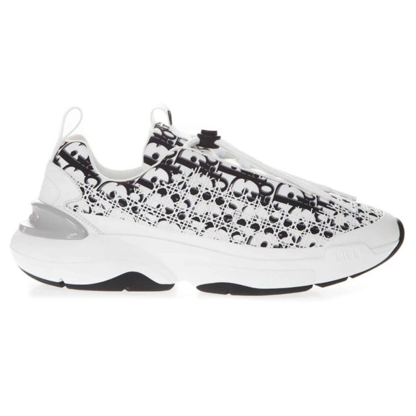 DIOR B24 CANNAGE MOTIF BLACK SNEAKER – CD021