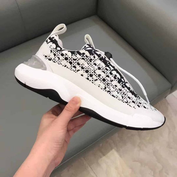 DIOR B24 CANNAGE MOTIF BLACK SNEAKER – CD021 - Image 2
