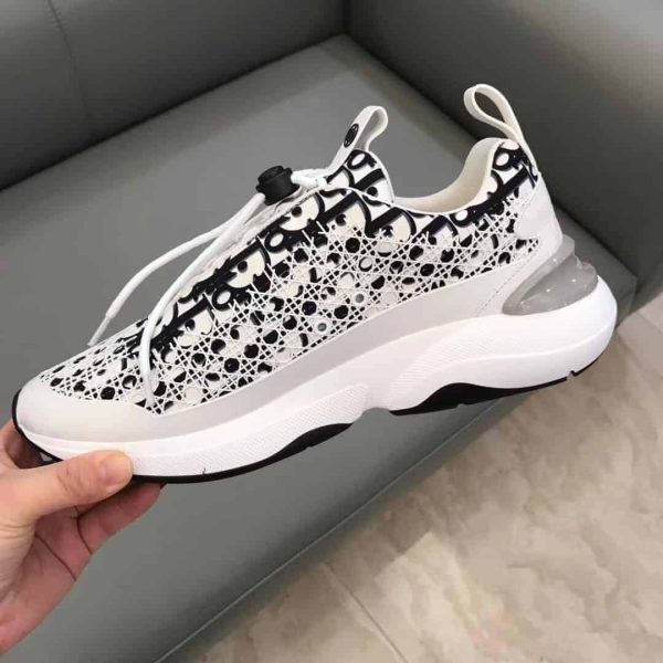 DIOR B24 CANNAGE MOTIF BLACK SNEAKER – CD021 - Image 8