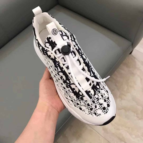 DIOR B24 CANNAGE MOTIF BLACK SNEAKER – CD021 - Image 7