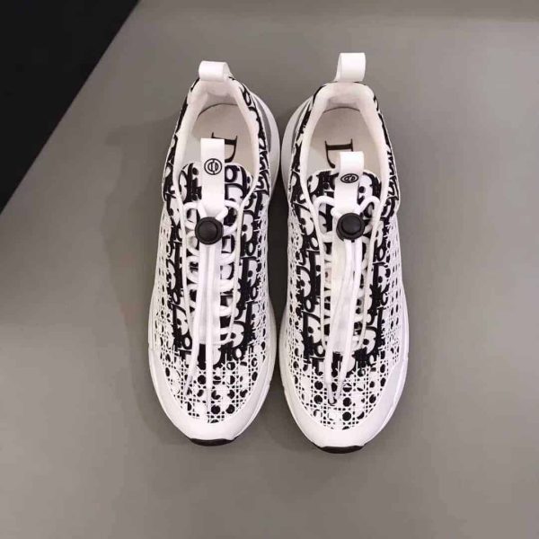 DIOR B24 CANNAGE MOTIF BLACK SNEAKER – CD021 - Image 4