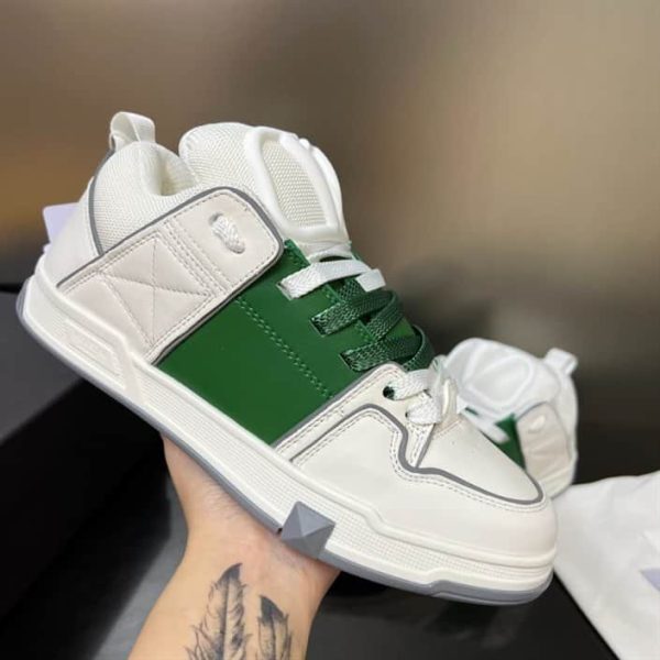OPEN SKATE CALFSKIN AND FABRIC SNEAKER – VLS017 - Image 3
