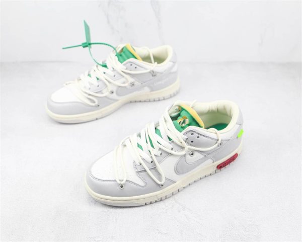 OFF WHITE X NIKE DUNK LOW SNEAKERS – NK62 - Image 2