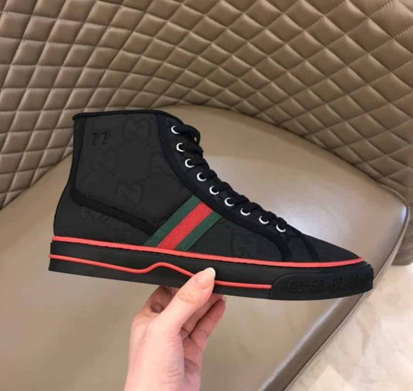 BLACK GUCCI OFF THE GRID HIGH TOP SNEAKER – GC141 - Image 2