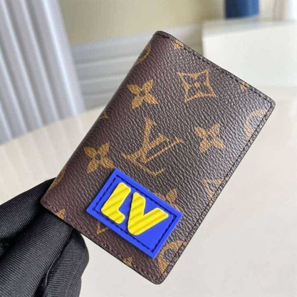 M45787 Louis Vuitton Pocket Organizer Monogram Coated Canvas – WWE063 - Image 2