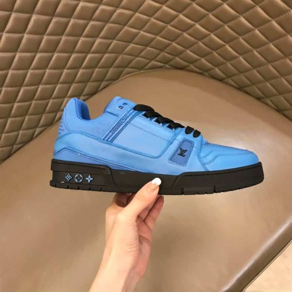 LOUIS VUITTON TRAINER SNEAKERS IN BLEU – LSVT128 - Image 2