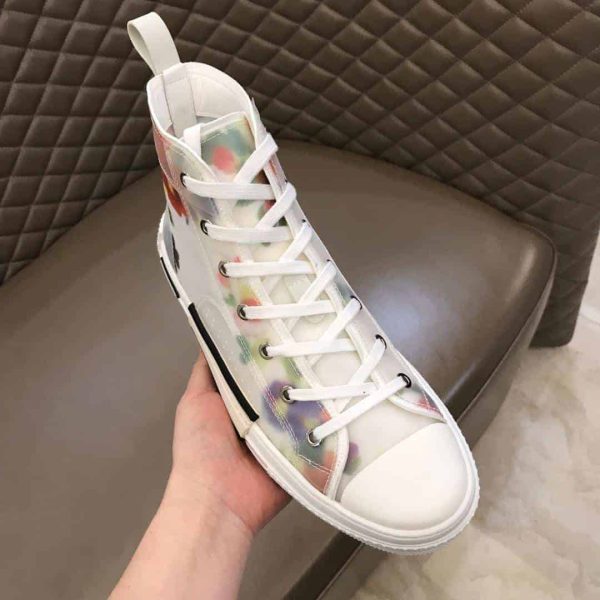 DIOR FLOWERS TECHNICAL CANVAS “B23” HIGH-TOP SNEAKER – CD12 - Image 7