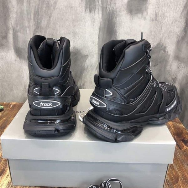 MEN’S TRACK HIKE TRAINERS IN BLACK – BB64 - Image 6