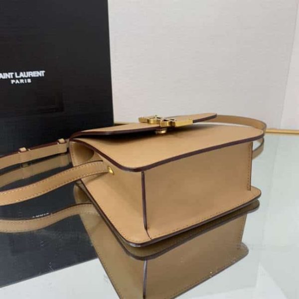 KAIA NORTH/SOUTH SATCHEL IN VEGETABLE-TANNED LEATHER – WBY12 - Image 9