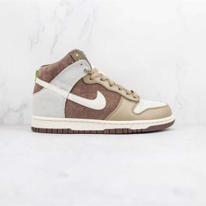 OFF WHITE X NIKE DUNK HIGH LIGHT CHOCOLATE – NK65